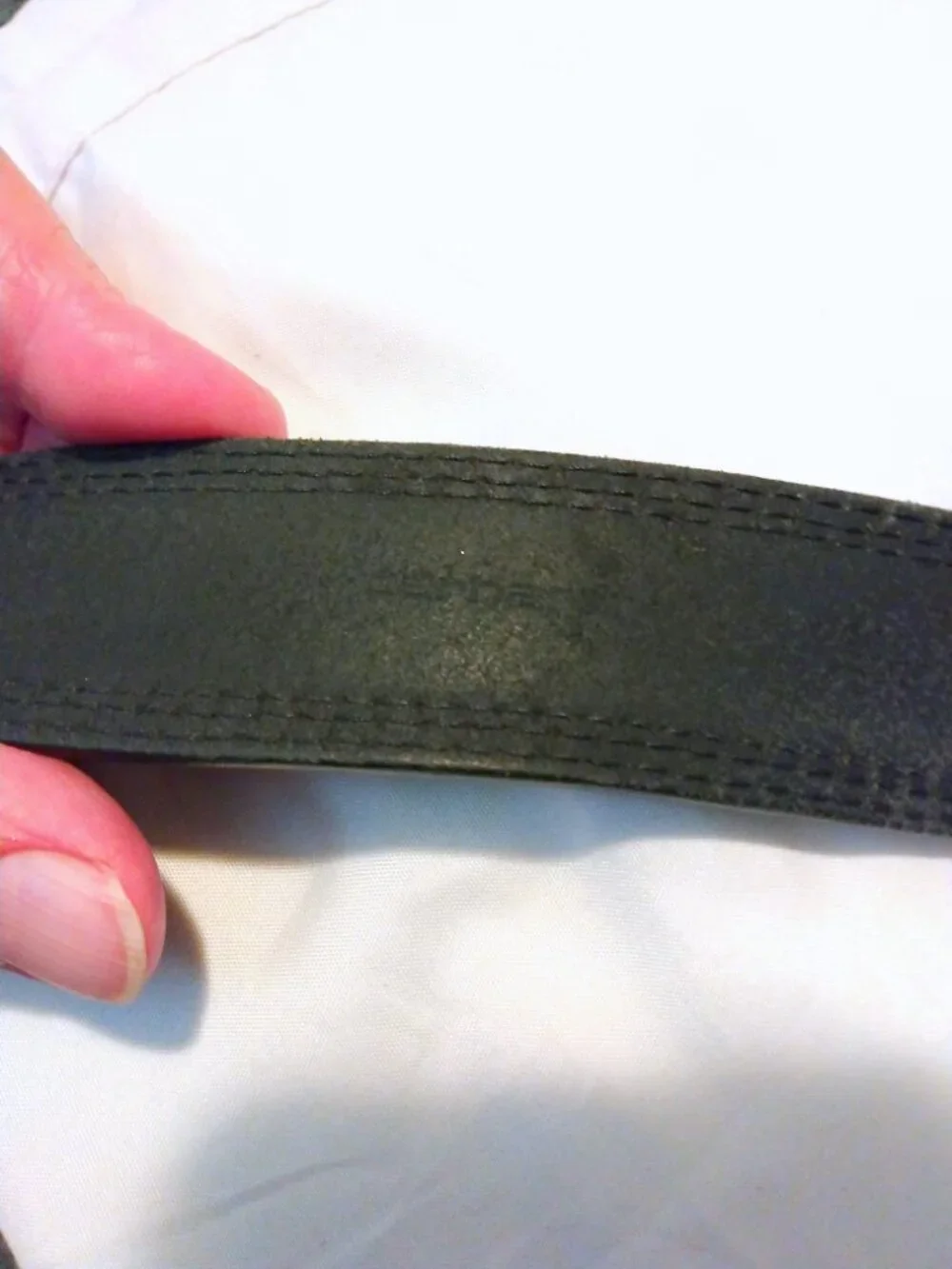 Carhartt Black Leather Belt Size 53 Workwear Utility Classic Rugged Minimalist